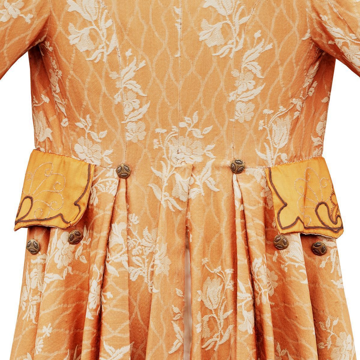 Curl Jacket Low-poly 3D model_17