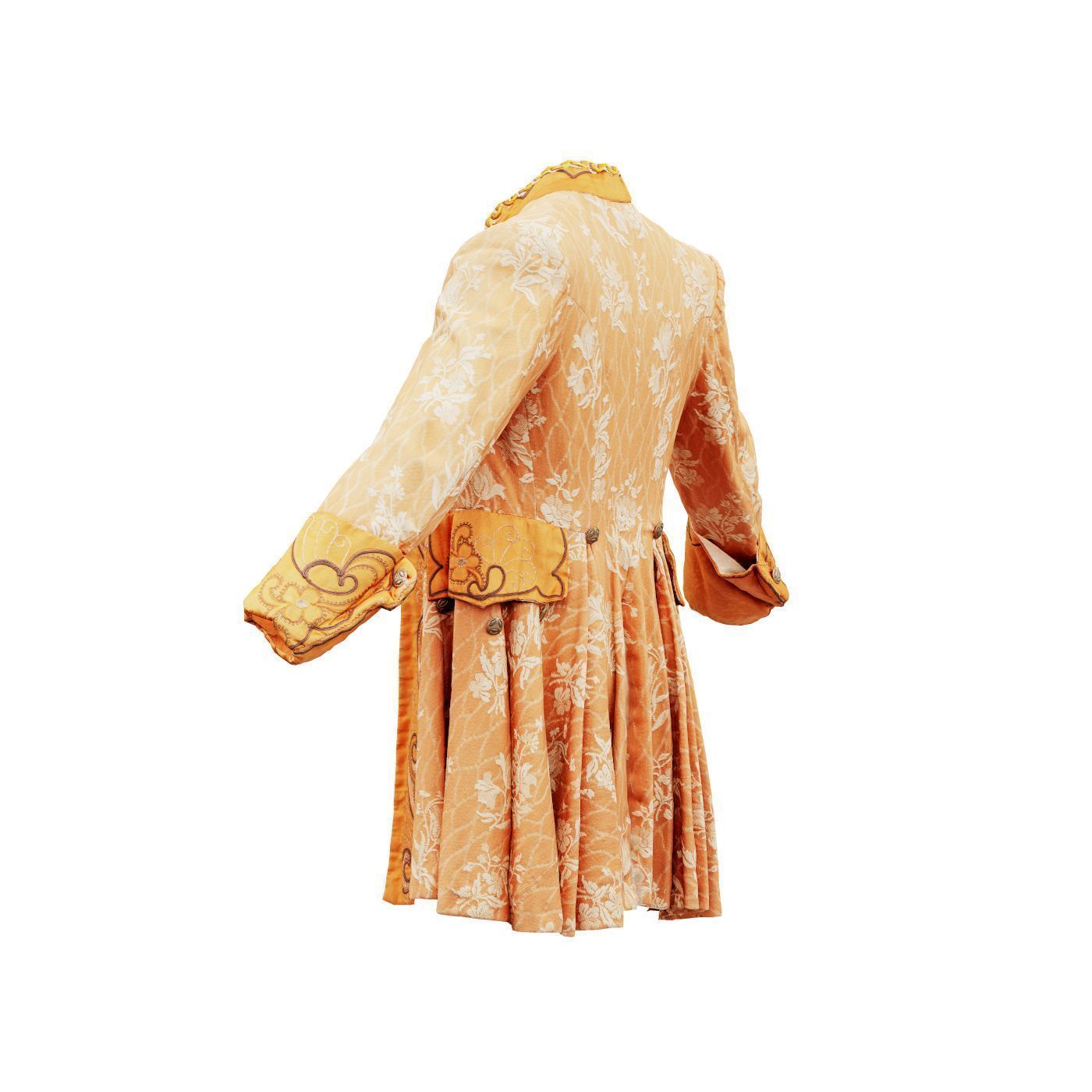 Curl Jacket Low-poly 3D model_10