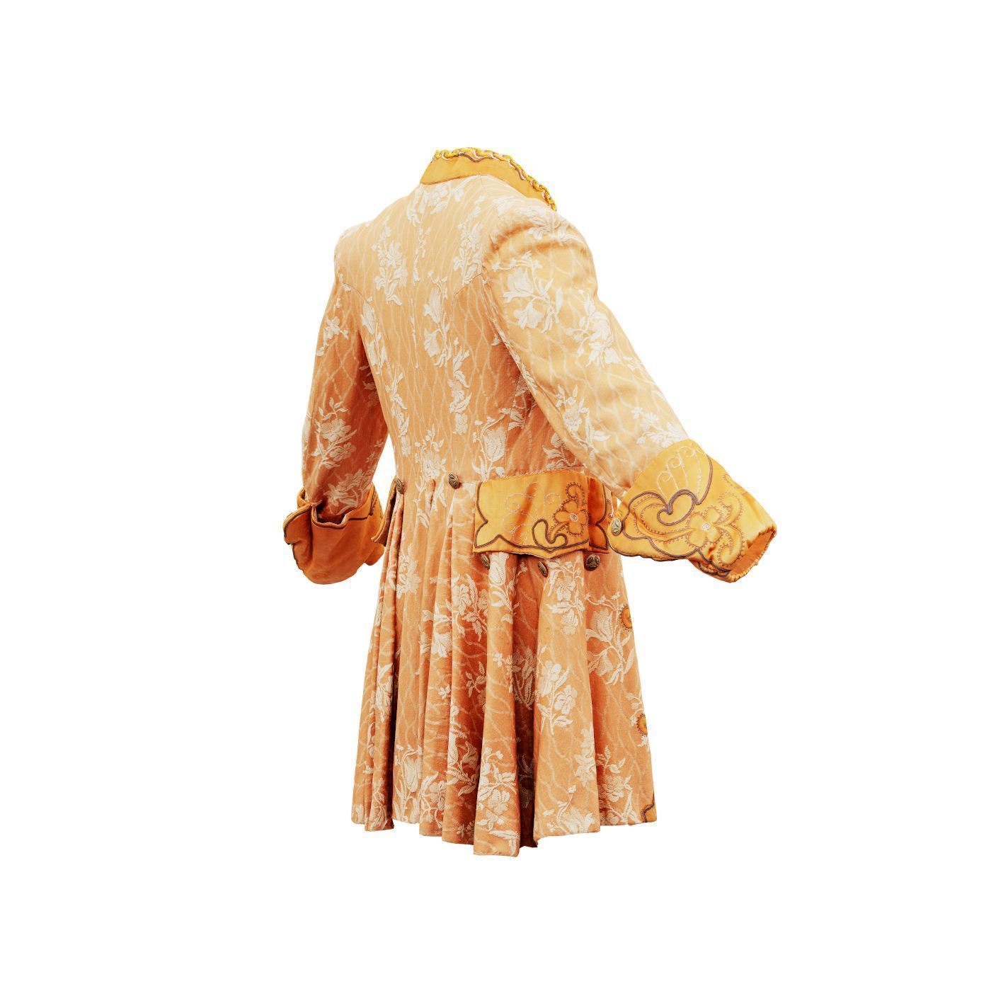 Curl Jacket Low-poly 3D model_6