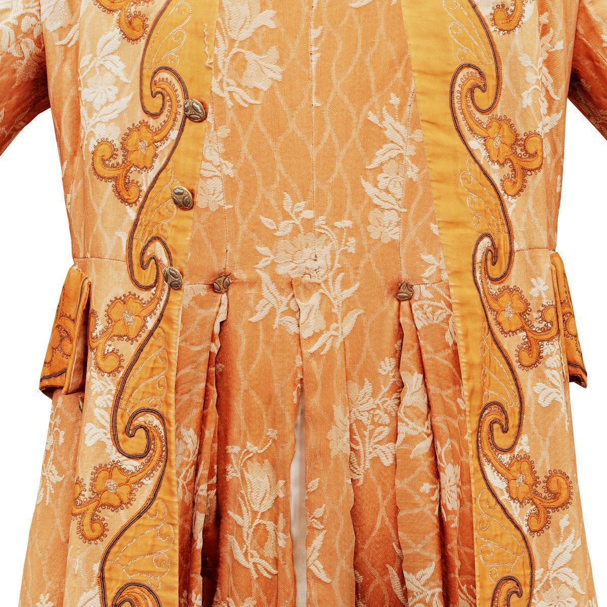 Curl Jacket Low-poly 3D model_1