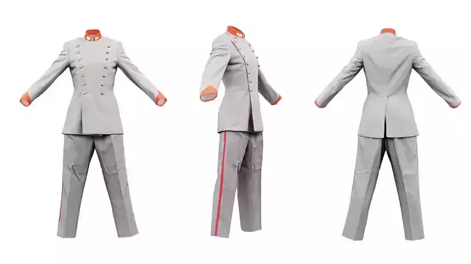 Conductor Full Low-poly 3D model