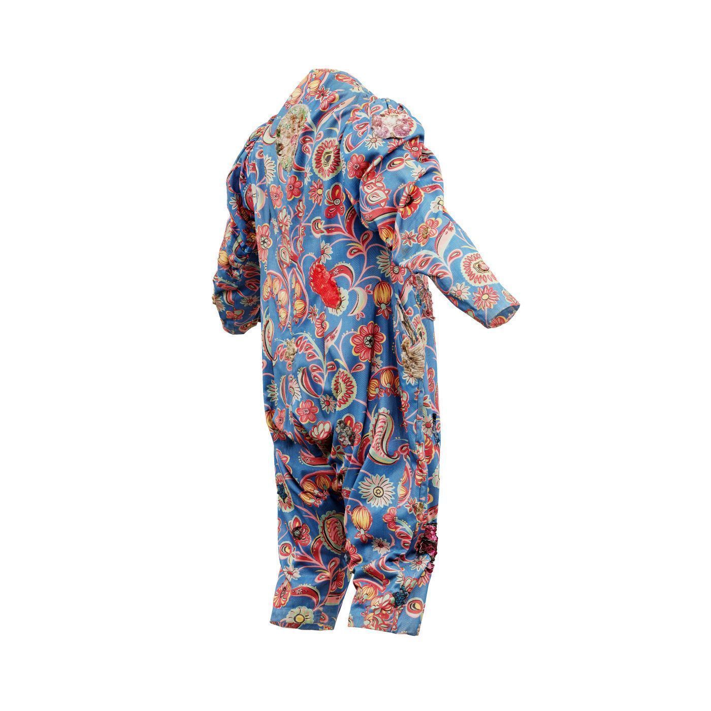 Clown Suit B Low-poly 3D model_6