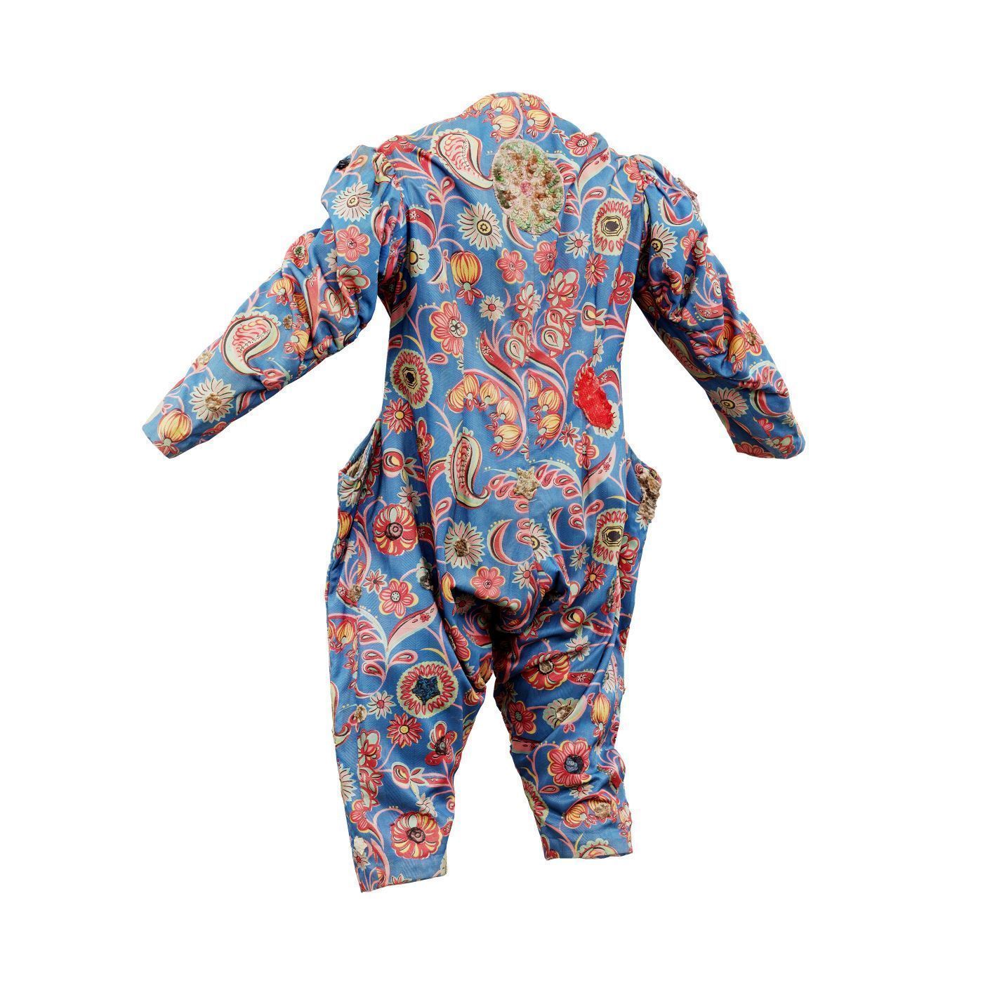 Clown Suit B Low-poly 3D model_9