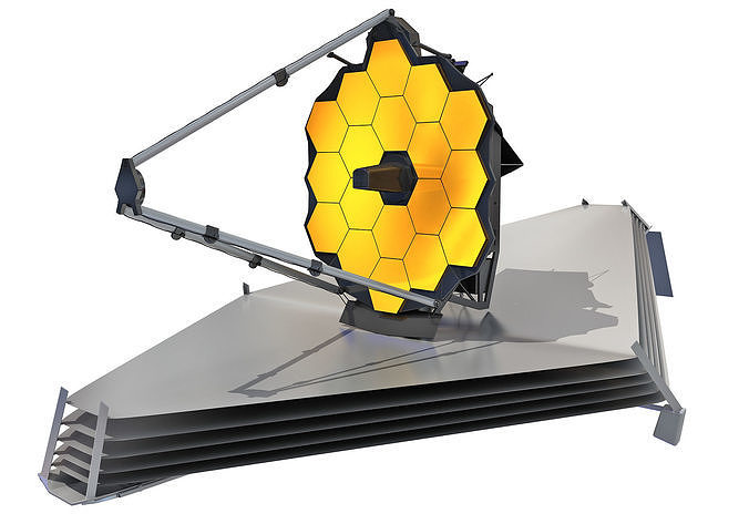 James Webb Space Telescope 3D model
