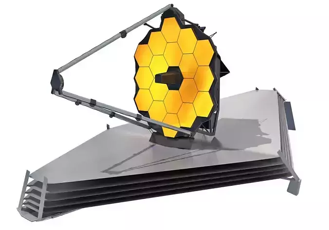 James Webb Space Telescope 3D model