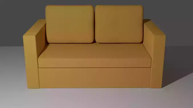 Yellow sofa