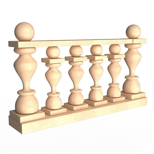 Baluster 05 Low-poly 3D model