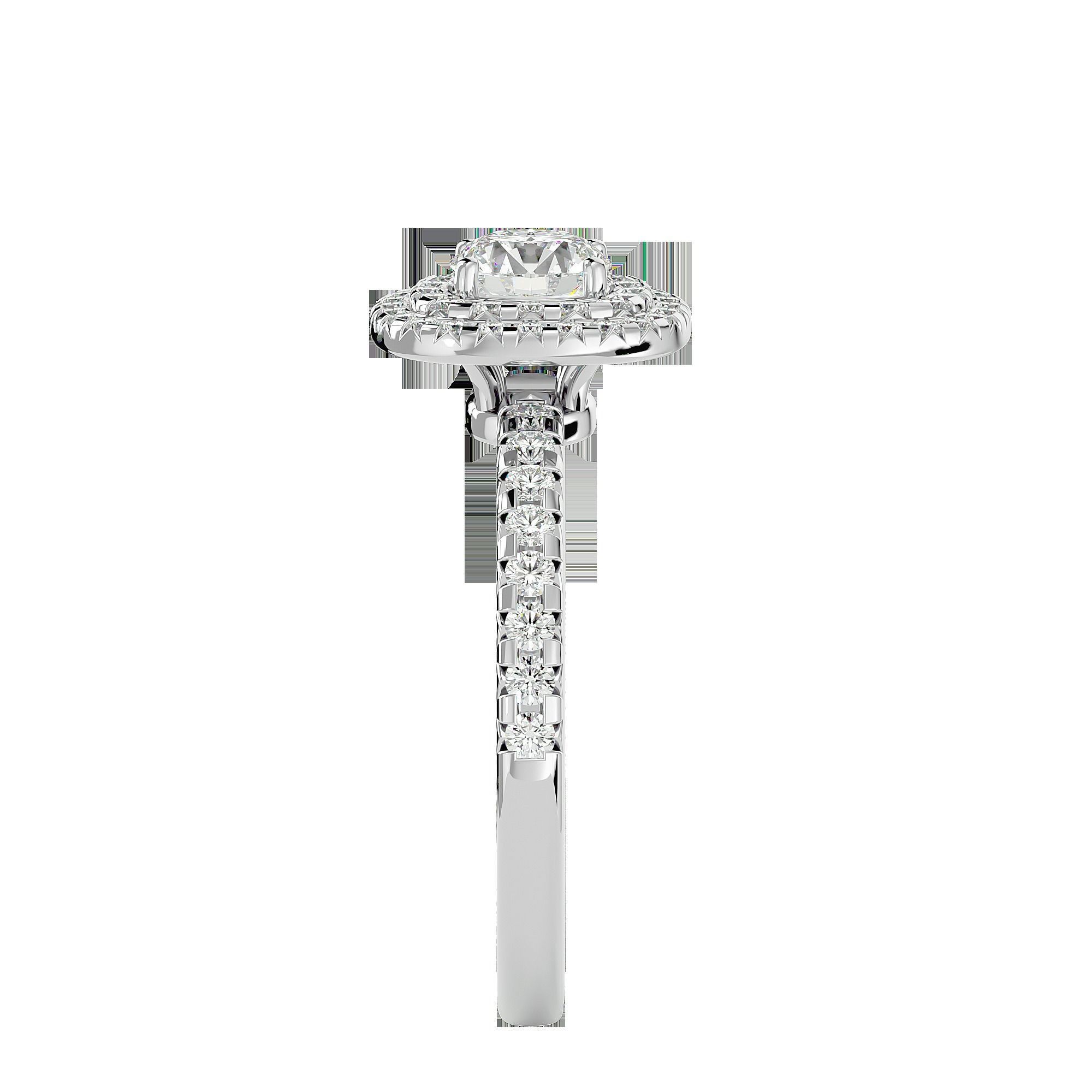 Solitaire ring model 3D print model_19