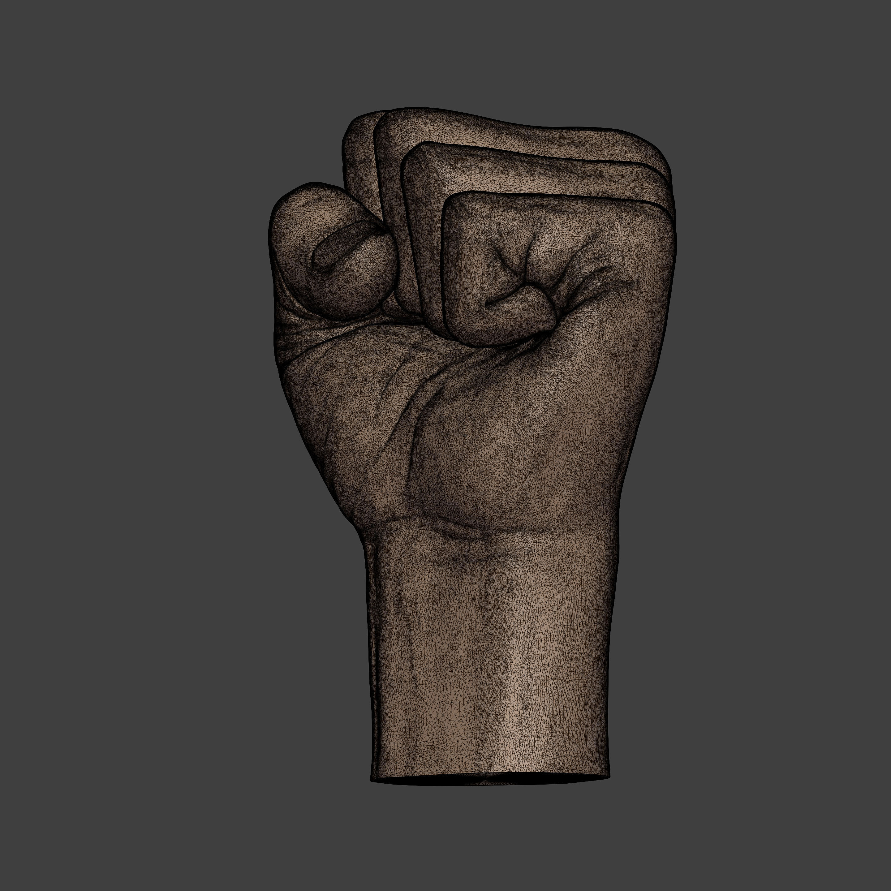 Fist Figurine -- Ready for 3D Printing 3D print model_11