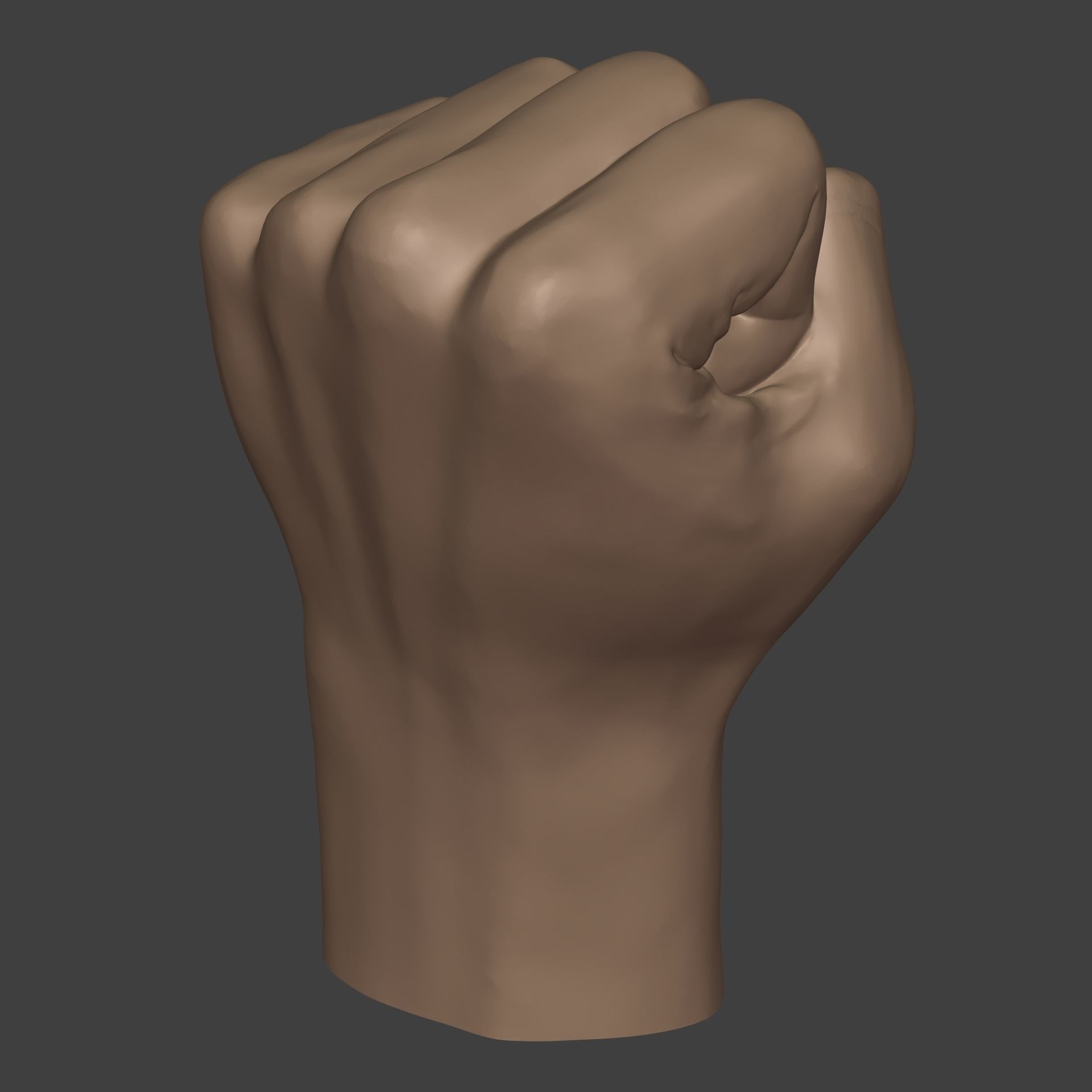 Fist Figurine -- Ready for 3D Printing 3D print model_6