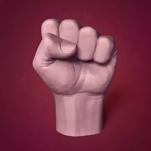 Fist Figurine -- Ready for 3D Printing 3D print model