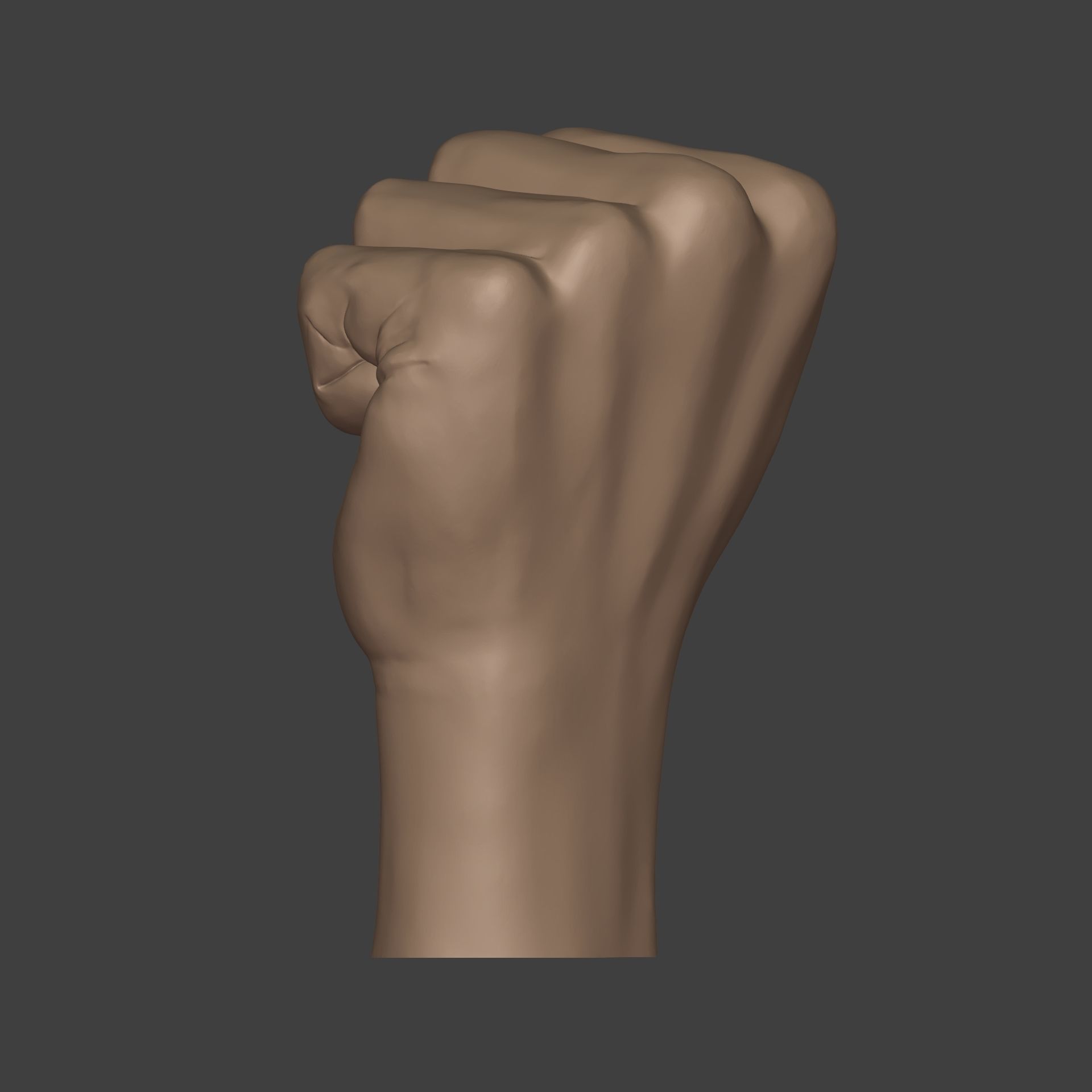 Fist Figurine -- Ready for 3D Printing 3D print model_9