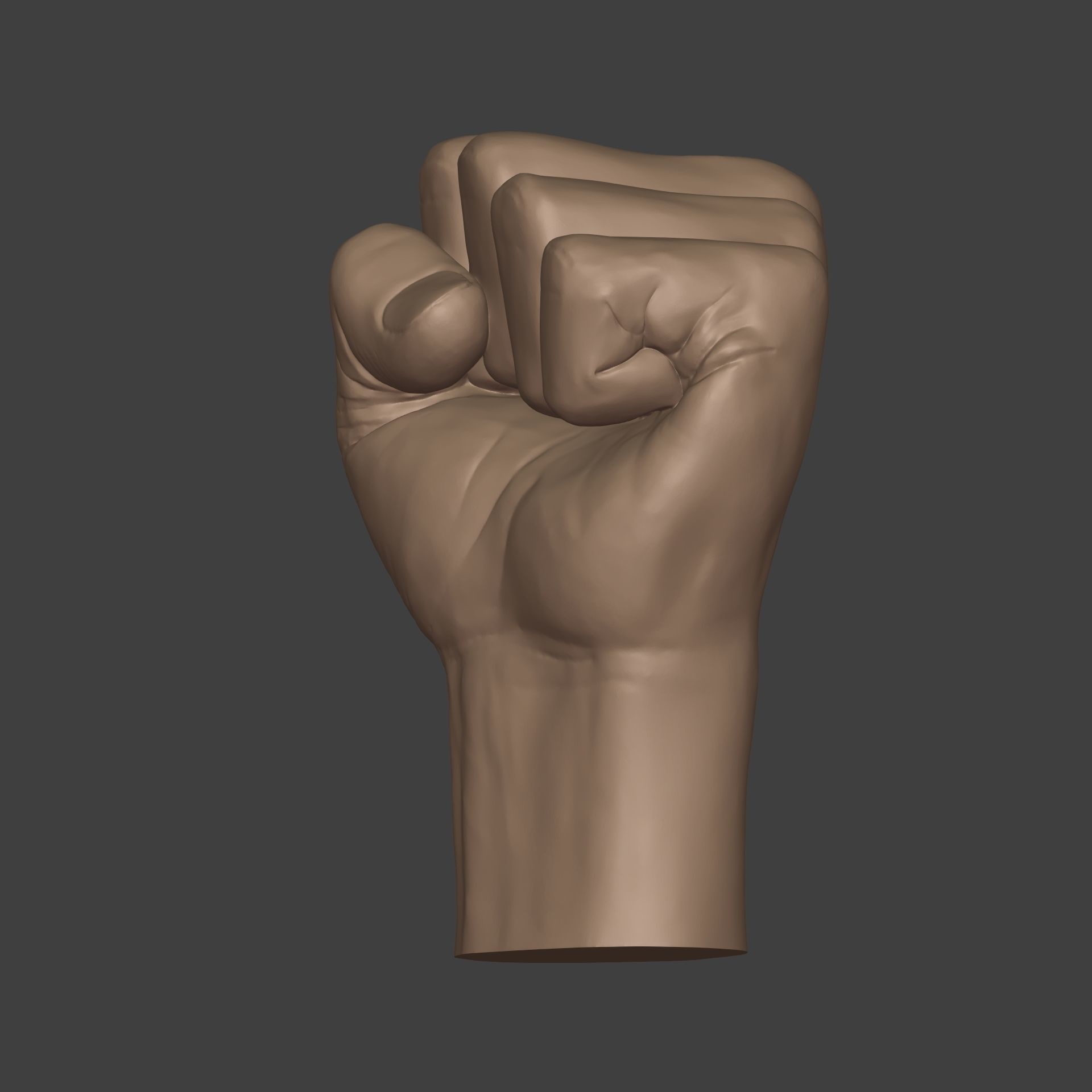 Fist Figurine -- Ready for 3D Printing 3D print model_10