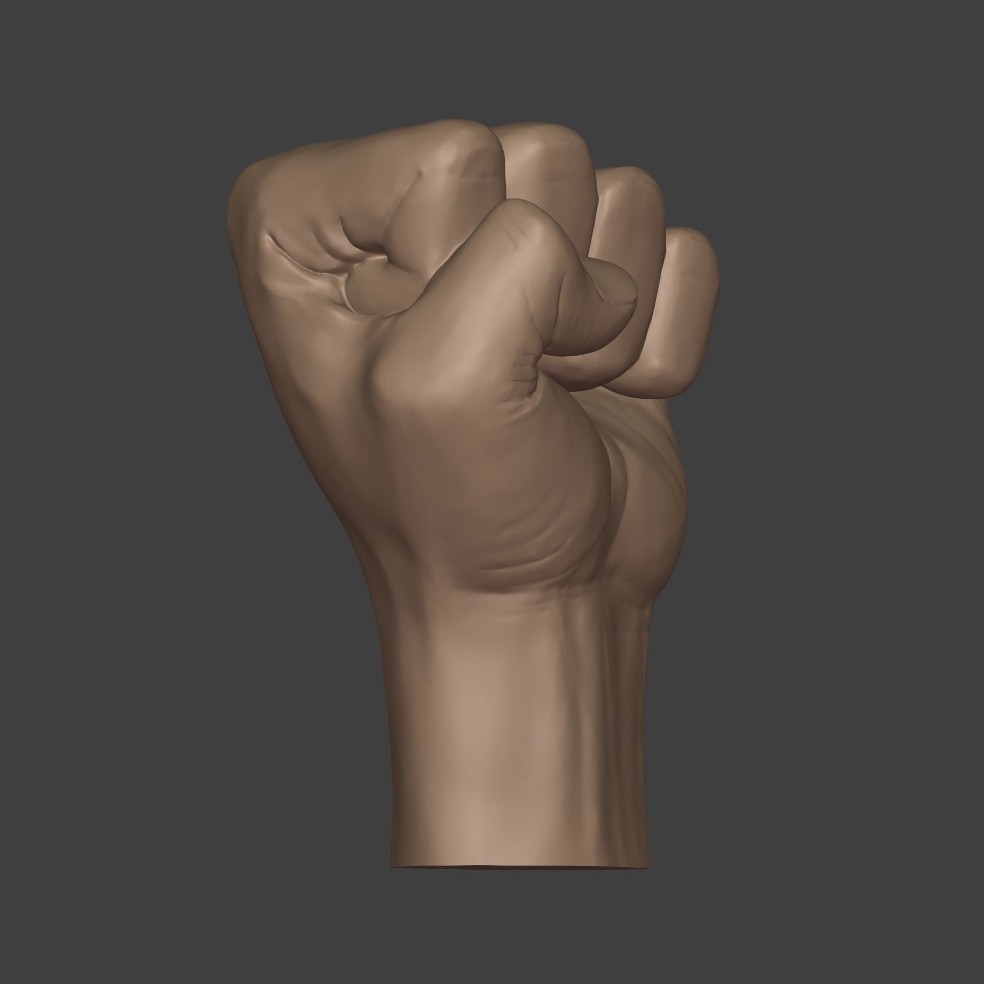 Fist Figurine -- Ready for 3D Printing 3D print model_4