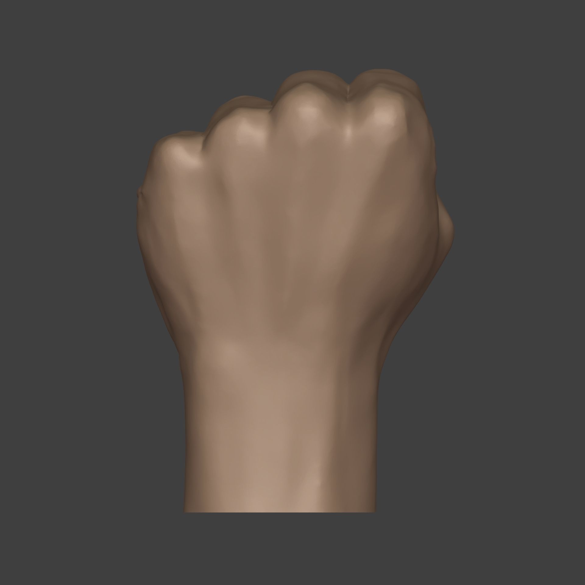 Fist Figurine -- Ready for 3D Printing 3D print model_8