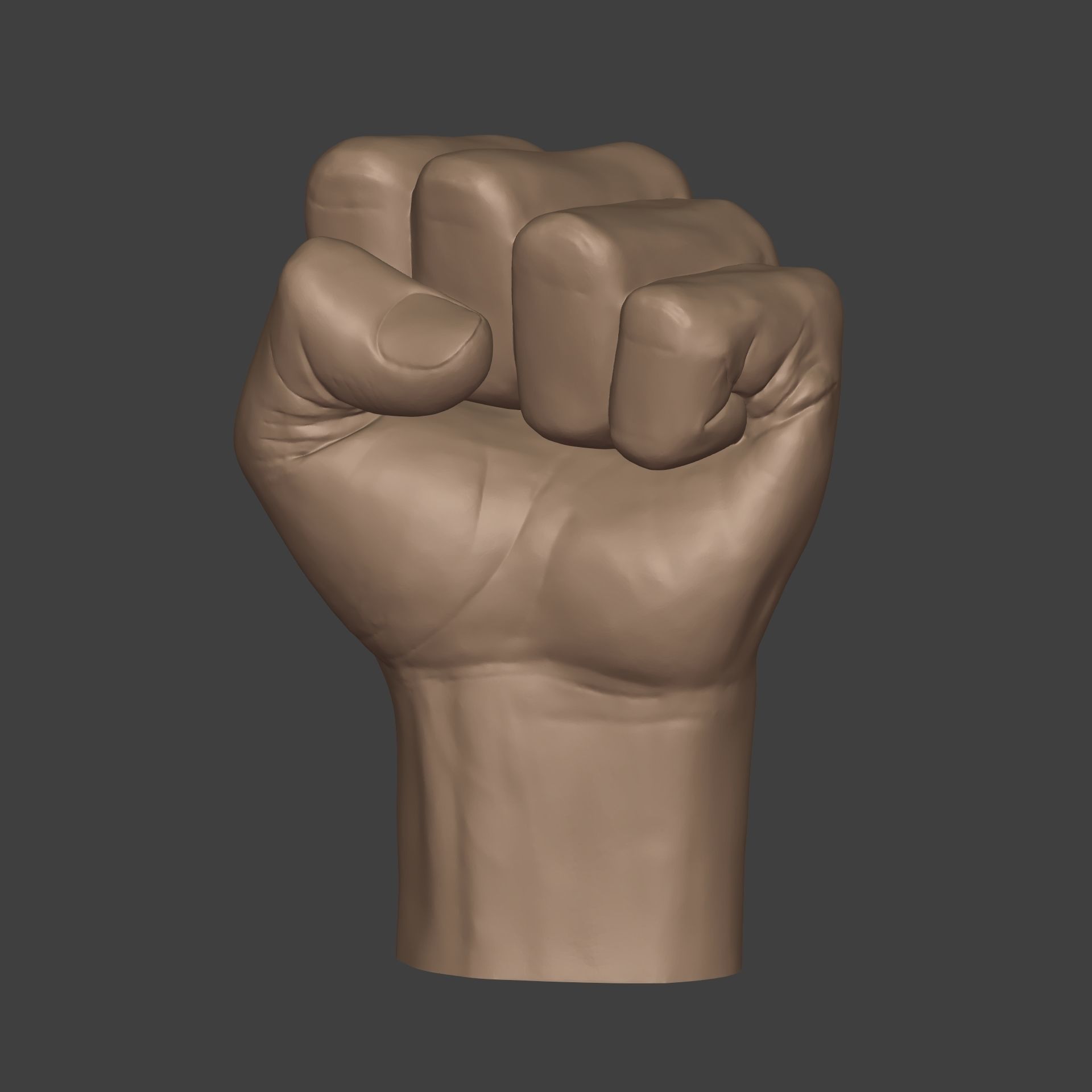 Fist Figurine -- Ready for 3D Printing 3D print model_2