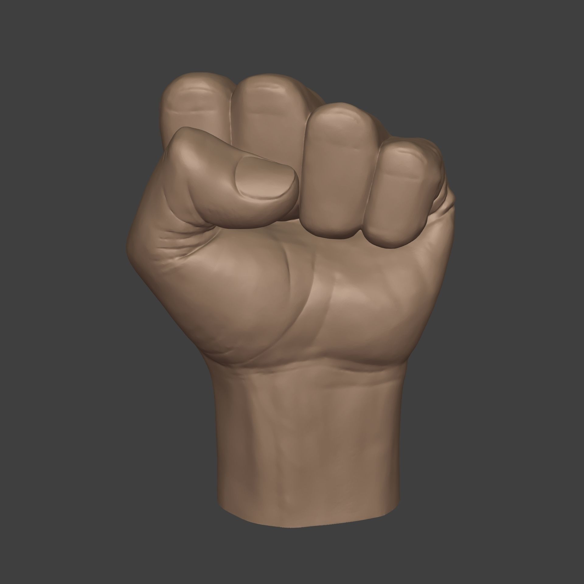 Fist Figurine -- Ready for 3D Printing 3D print model_1