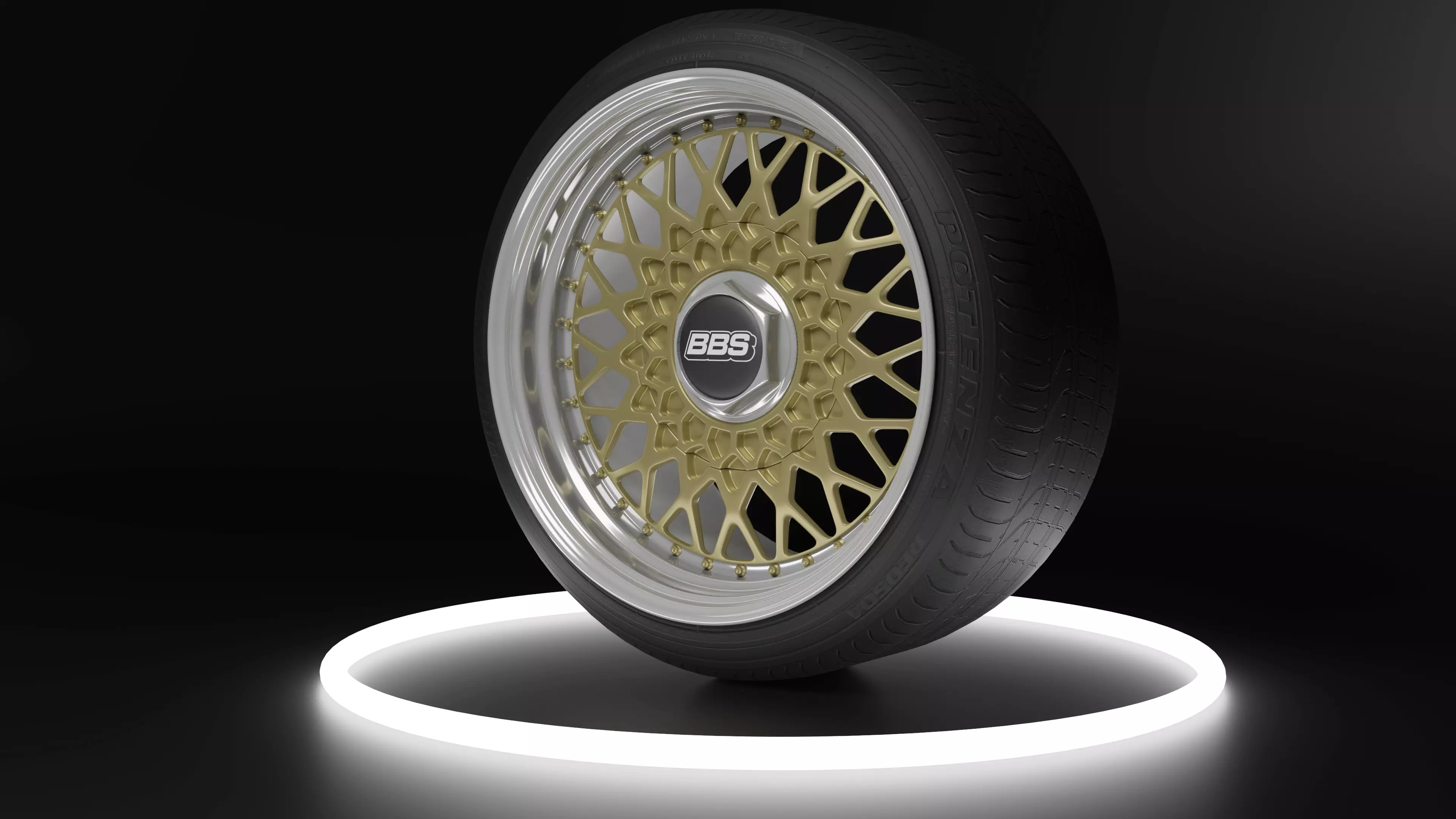 BBS RS 212 Low-poly 3D model