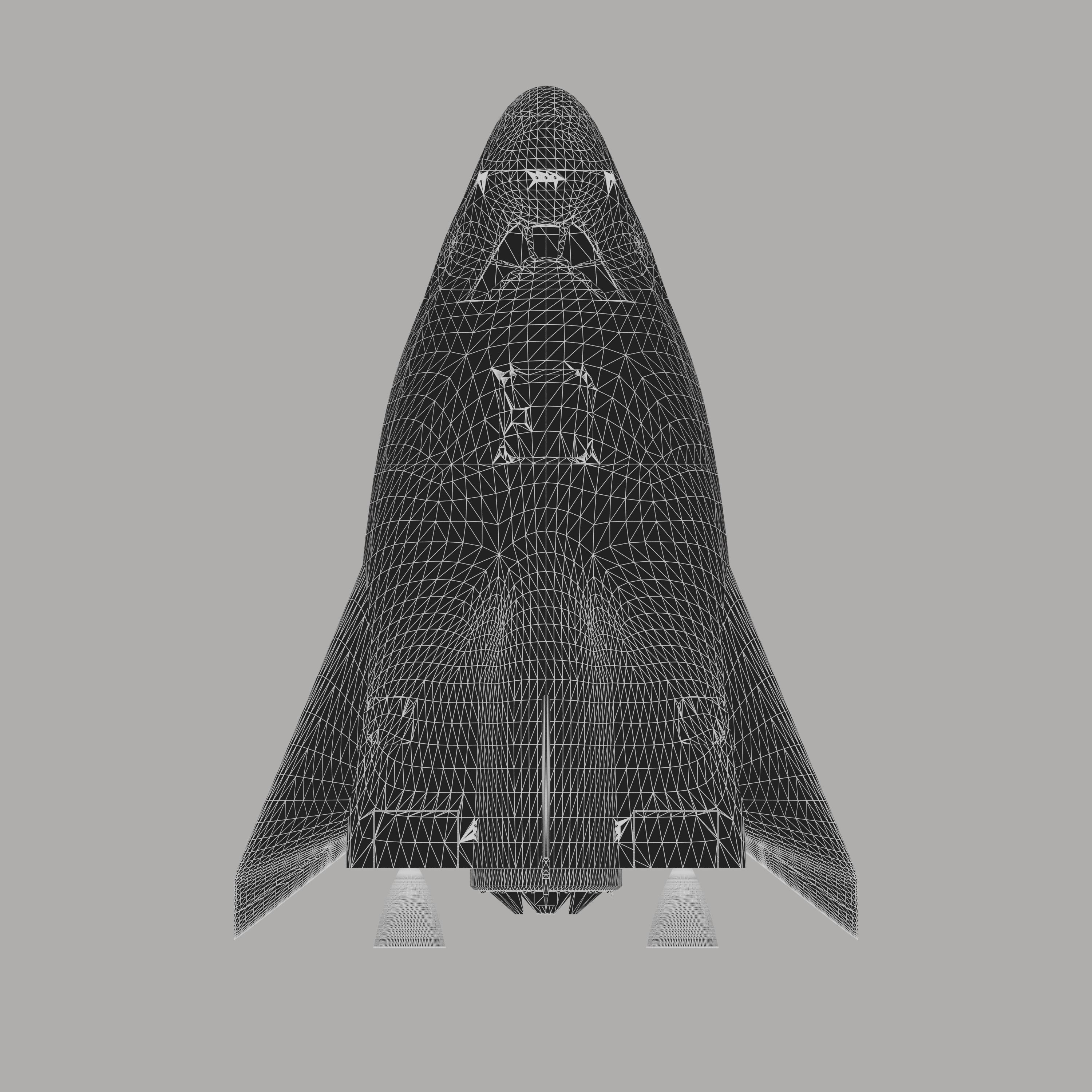HL-20 Spaceplane 3D model_11