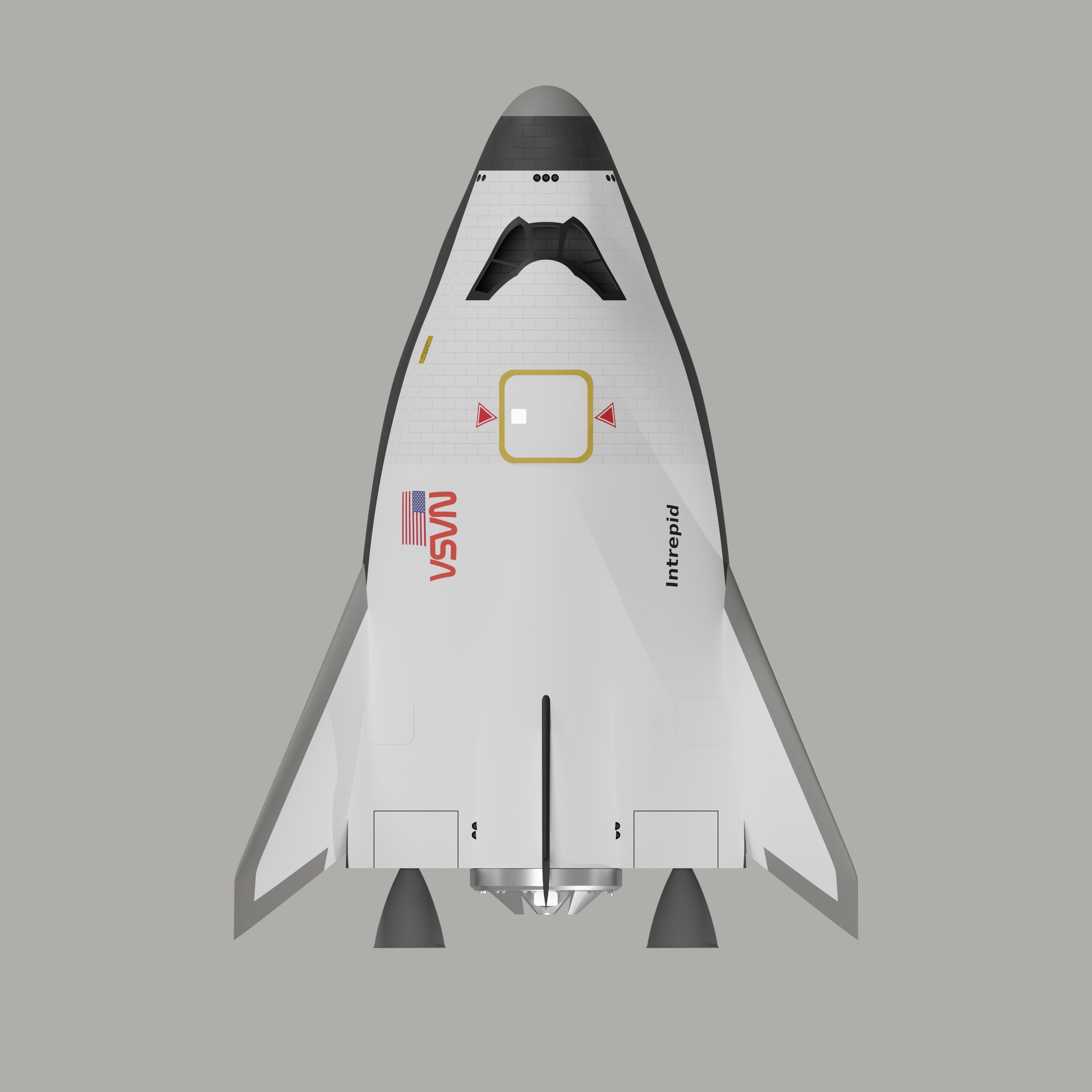 HL-20 Spaceplane 3D model_3