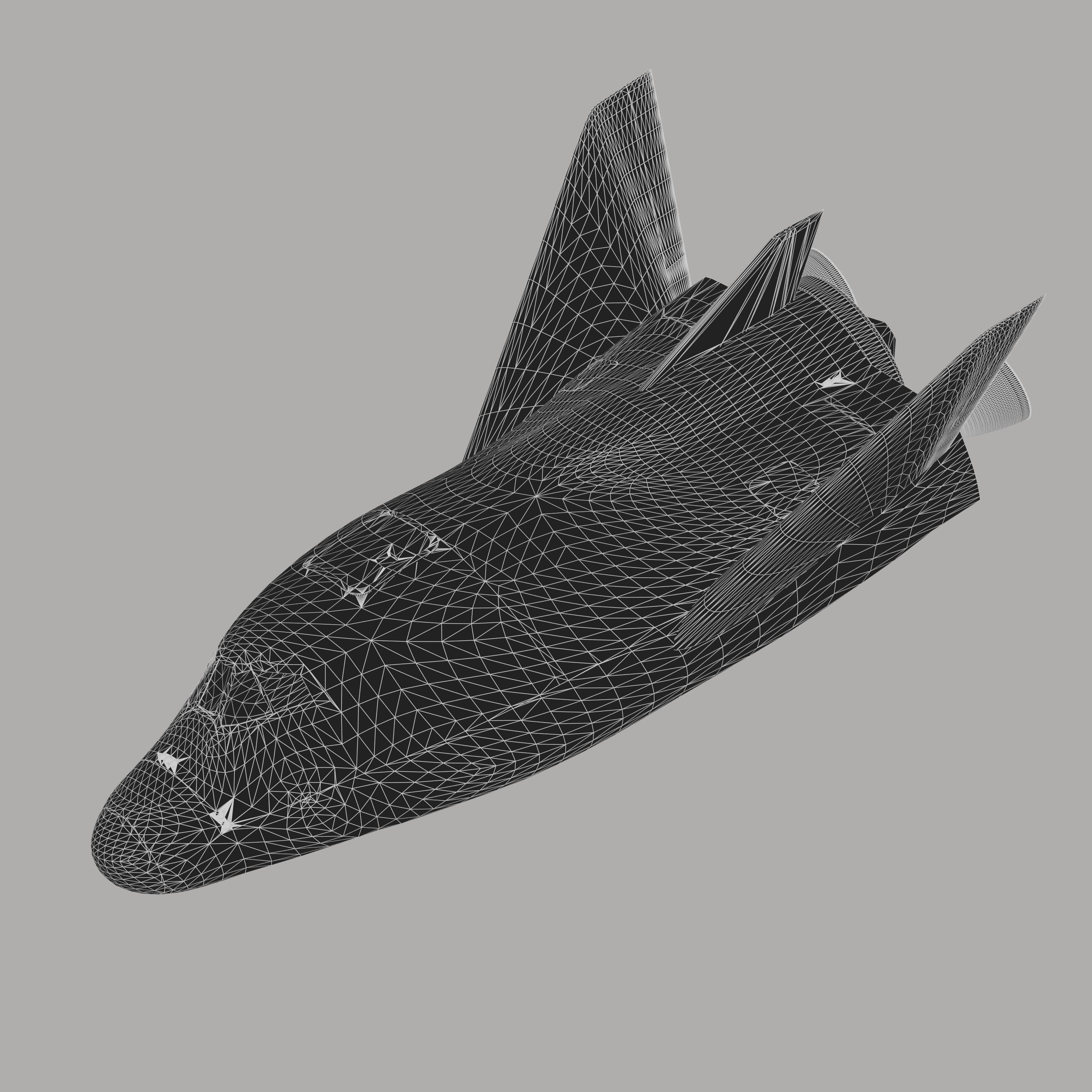 HL-20 Spaceplane 3D model_7