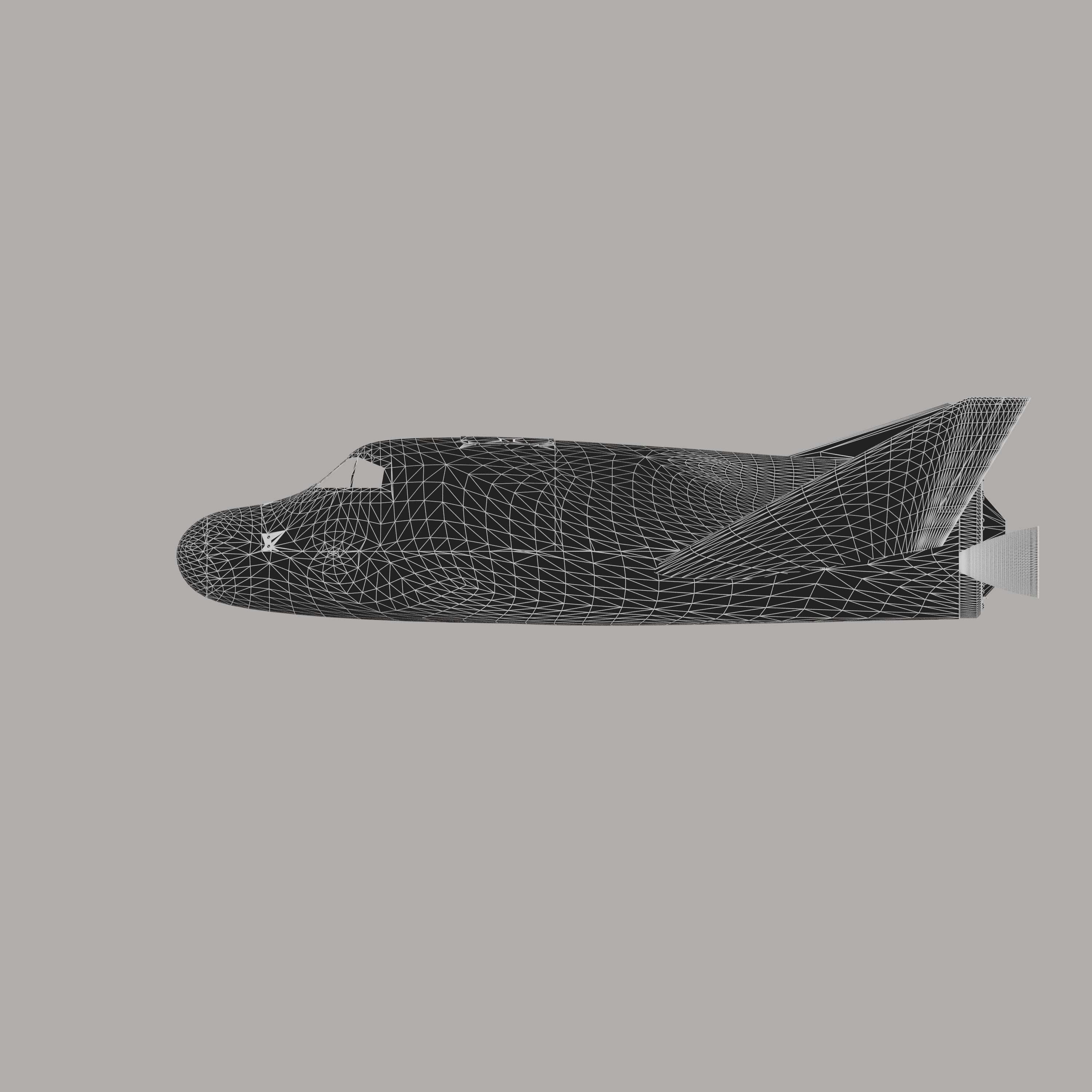 HL-20 Spaceplane 3D model_10