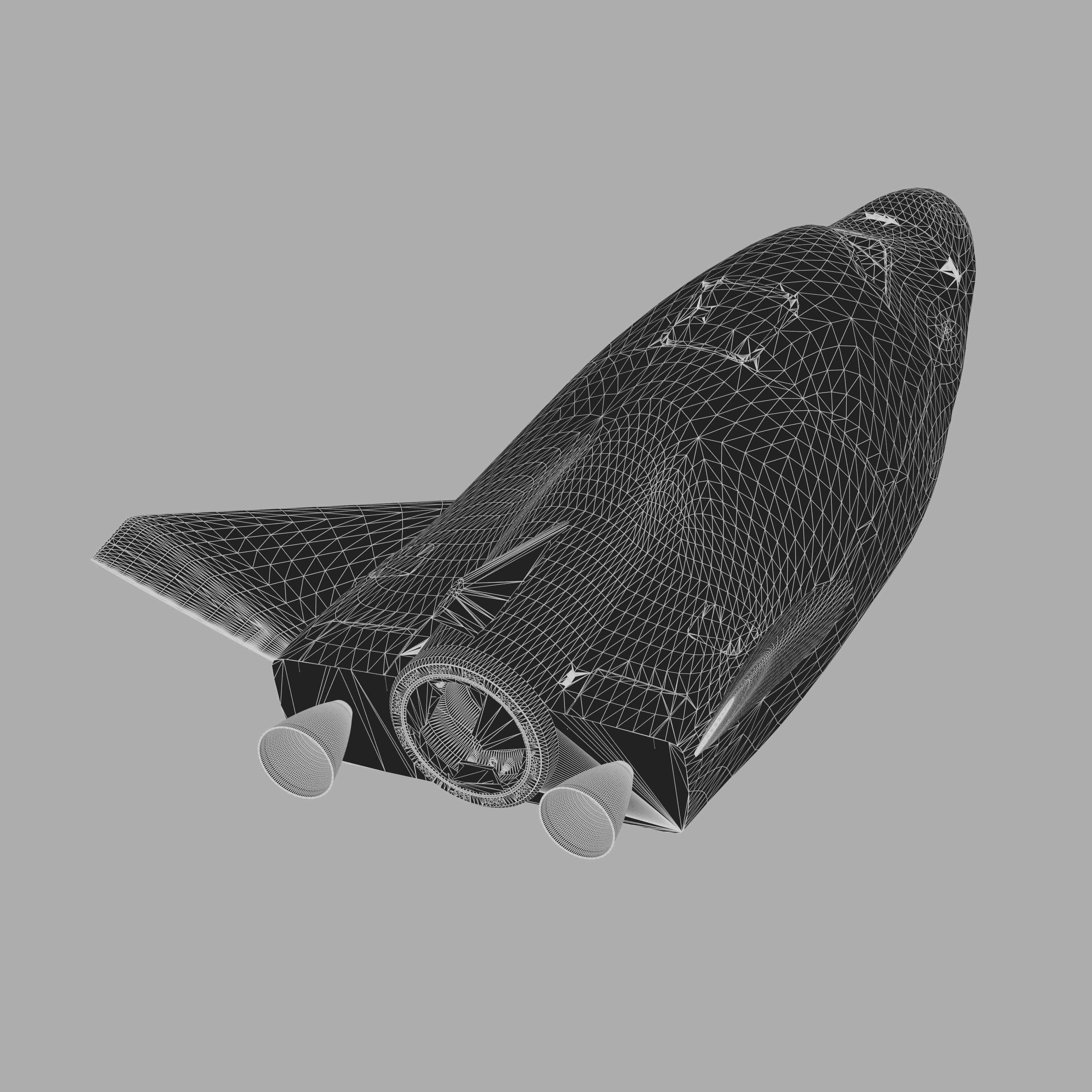 HL-20 Spaceplane 3D model_9