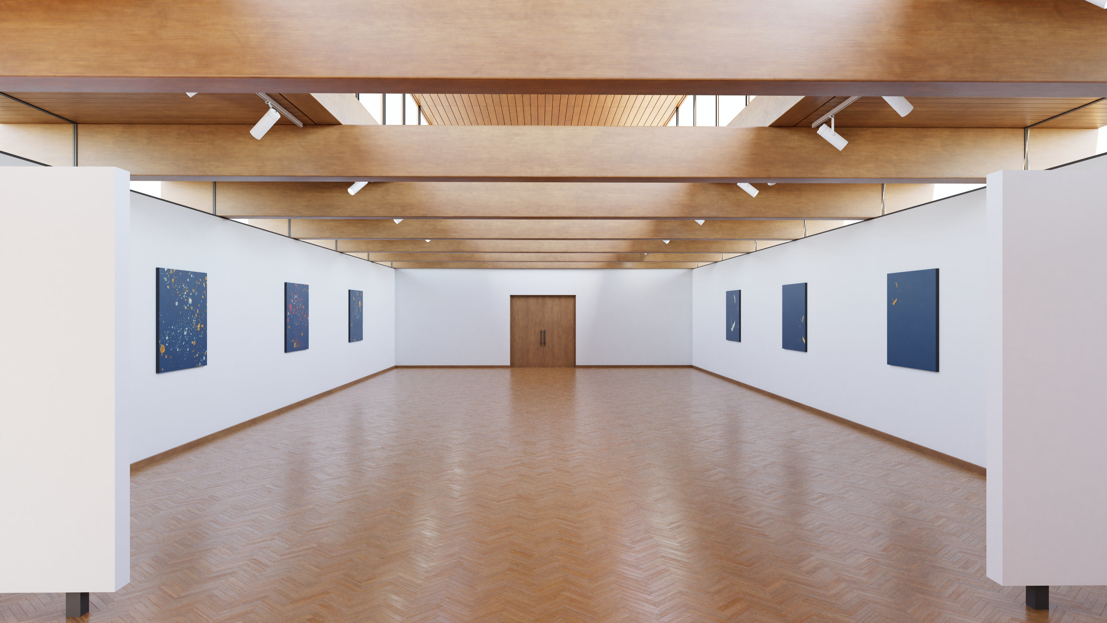 Art Museum Gallery Interior 21 Low-poly 3D model_7