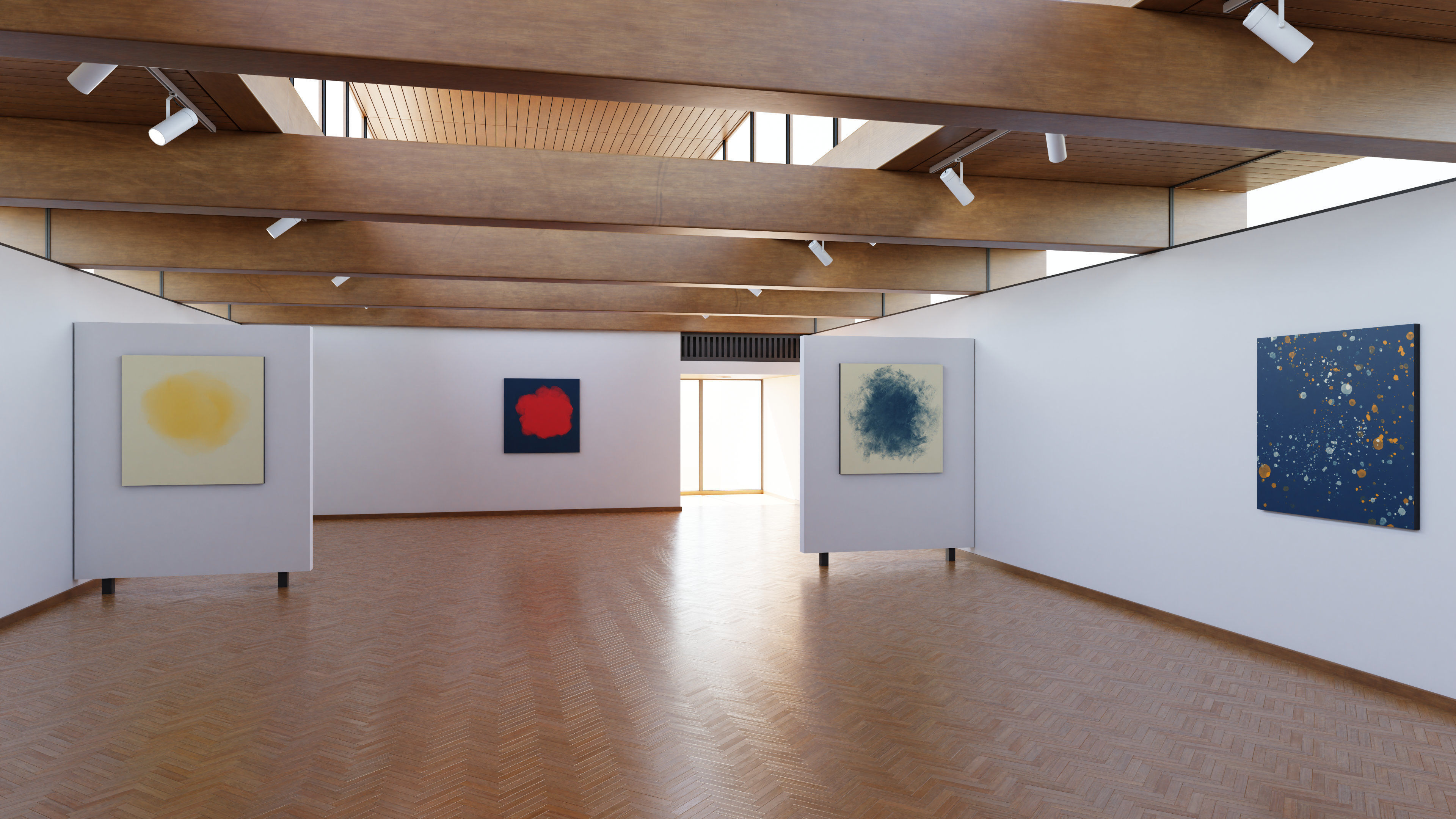 Art Museum Gallery Interior 21 Low-poly 3D model_2