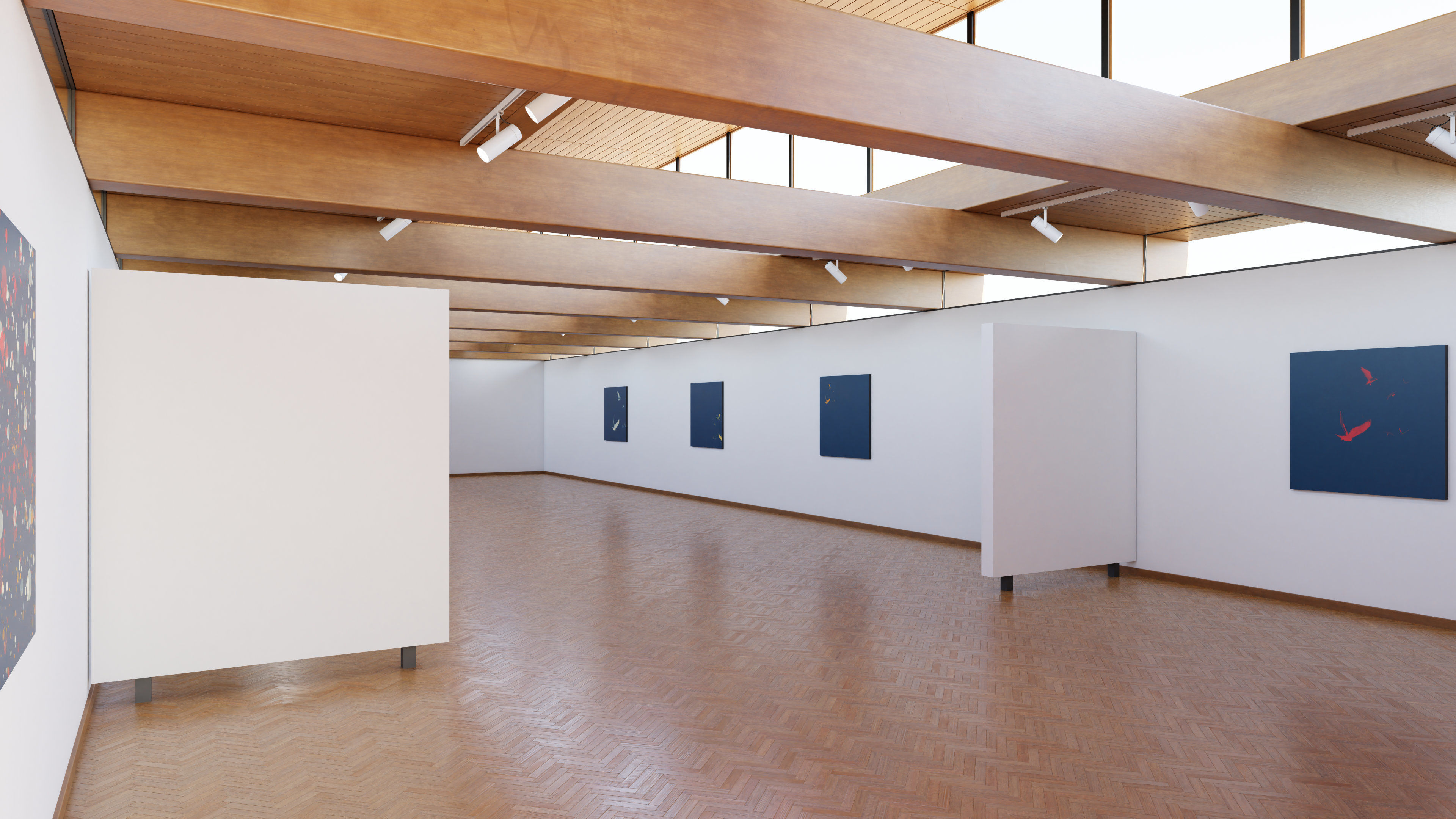 Art Museum Gallery Interior 21 Low-poly 3D model_5