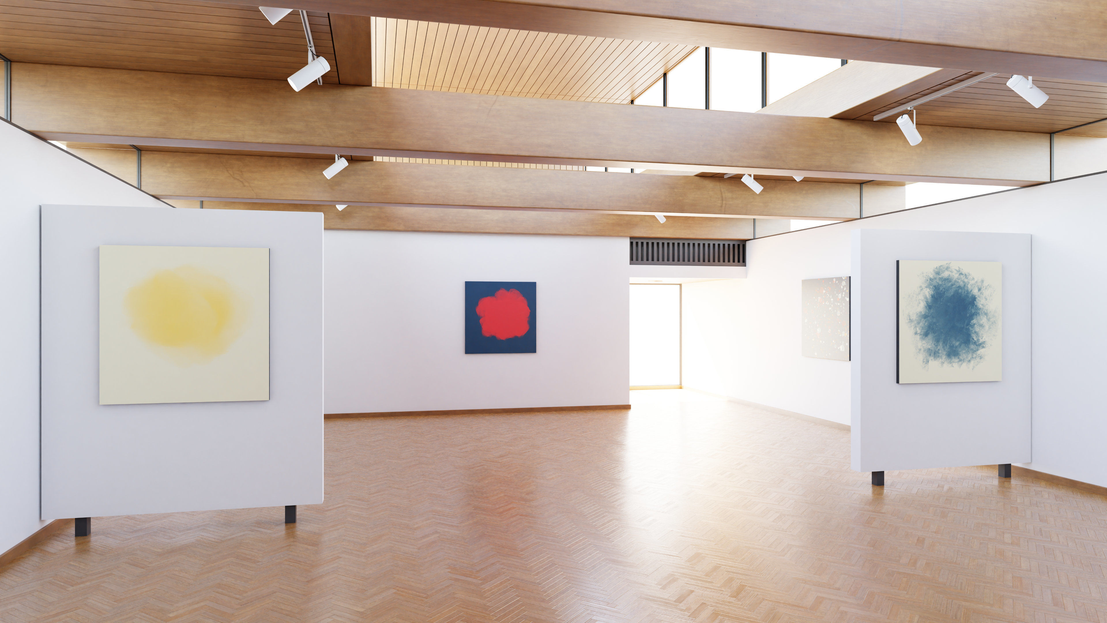 Art Museum Gallery Interior 21 Low-poly 3D model_9