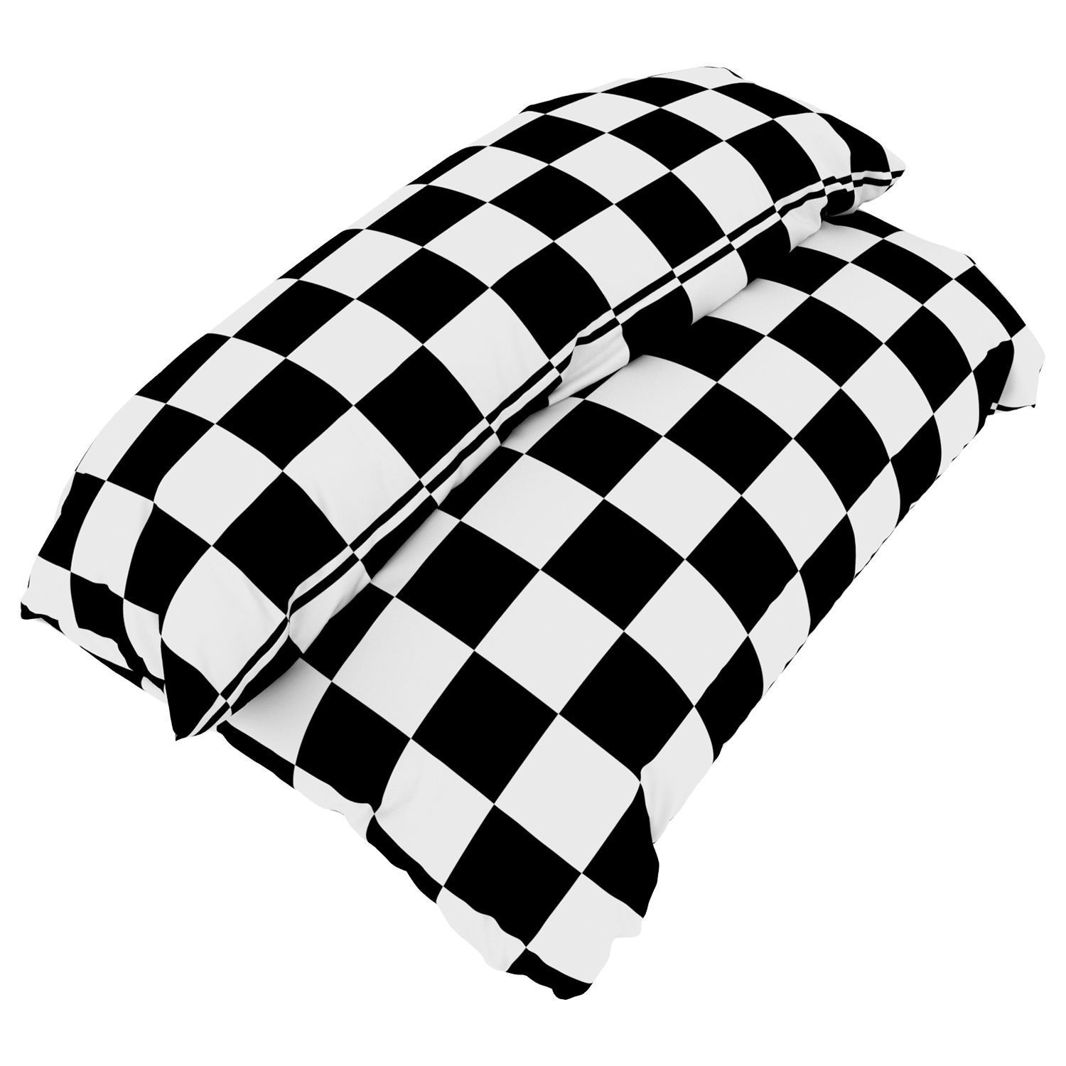 Blanket set duvet cover 3D model_8