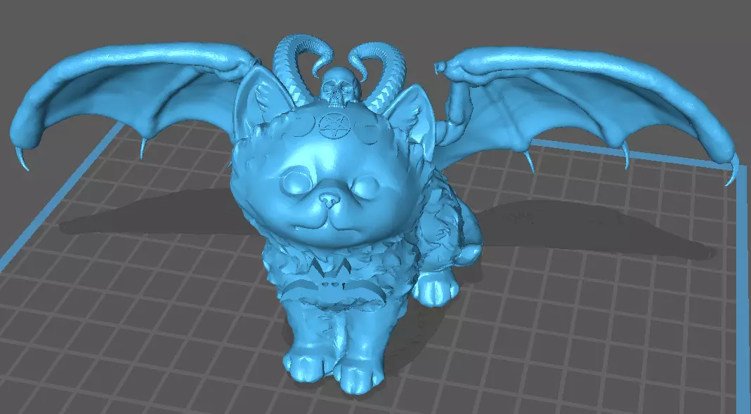 Demonic Kitty 3D print model_0