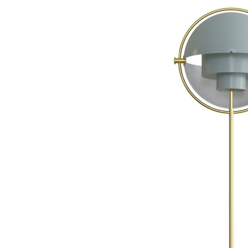 Multi Lite Floor Lamp 3D model_1