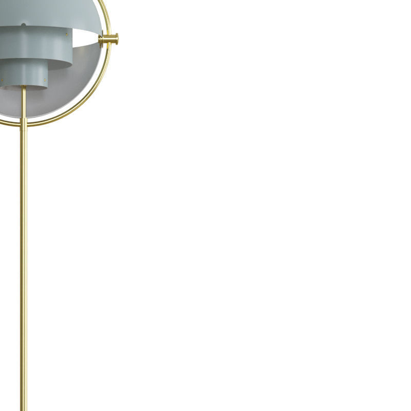 Multi Lite Floor Lamp 3D model_2