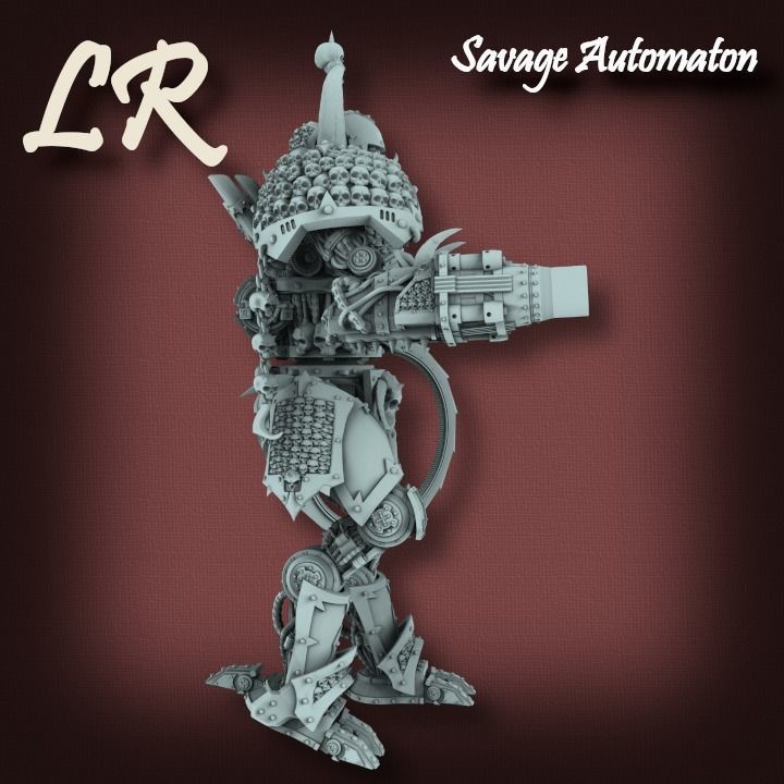 Savage Automaton 3D print model_3