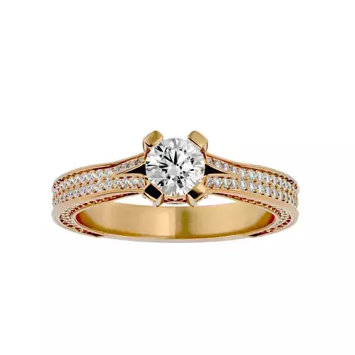 Solitaire ring model