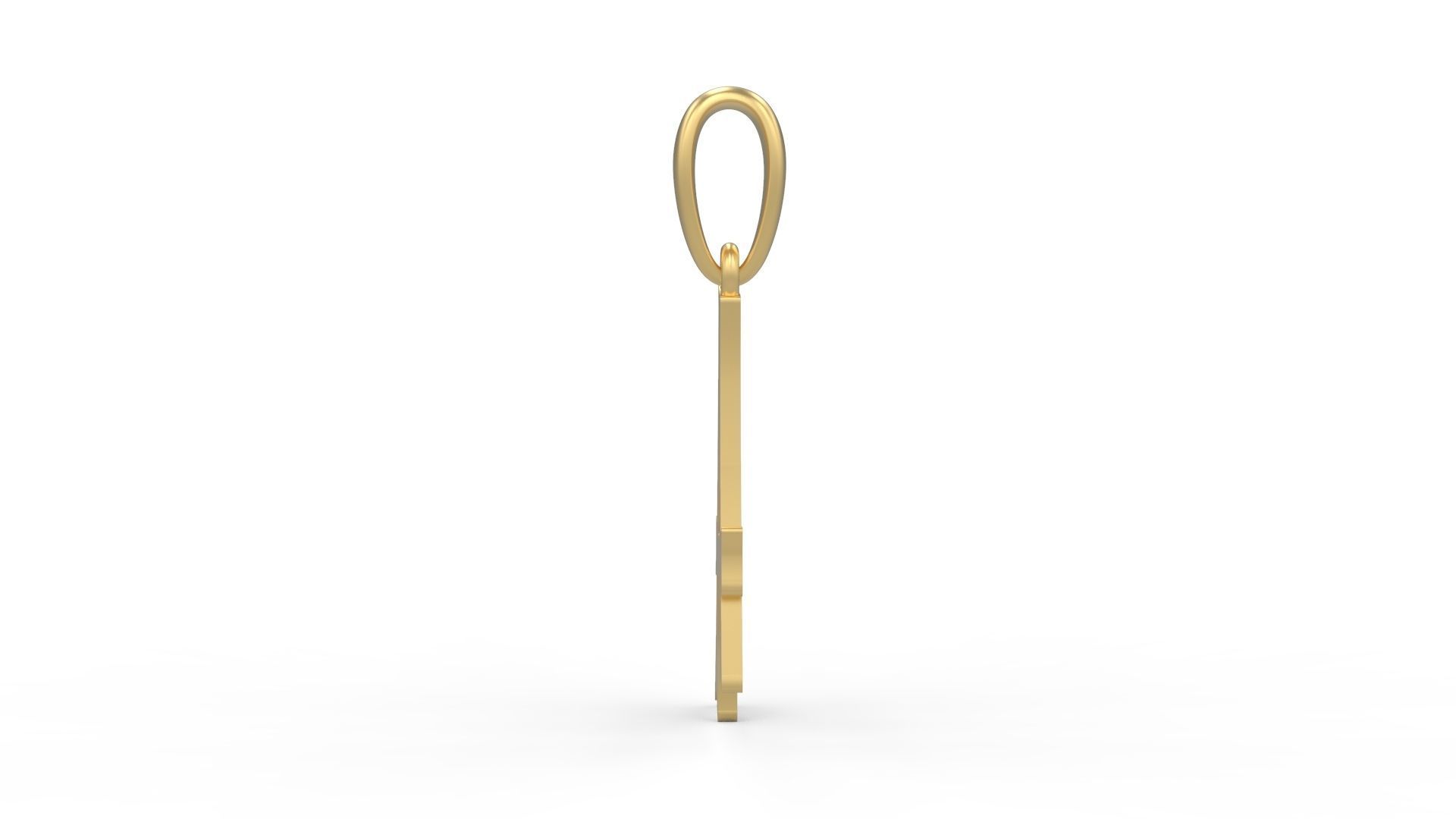 Initial Letters Pendant Spooky Hill A 3D print model_2