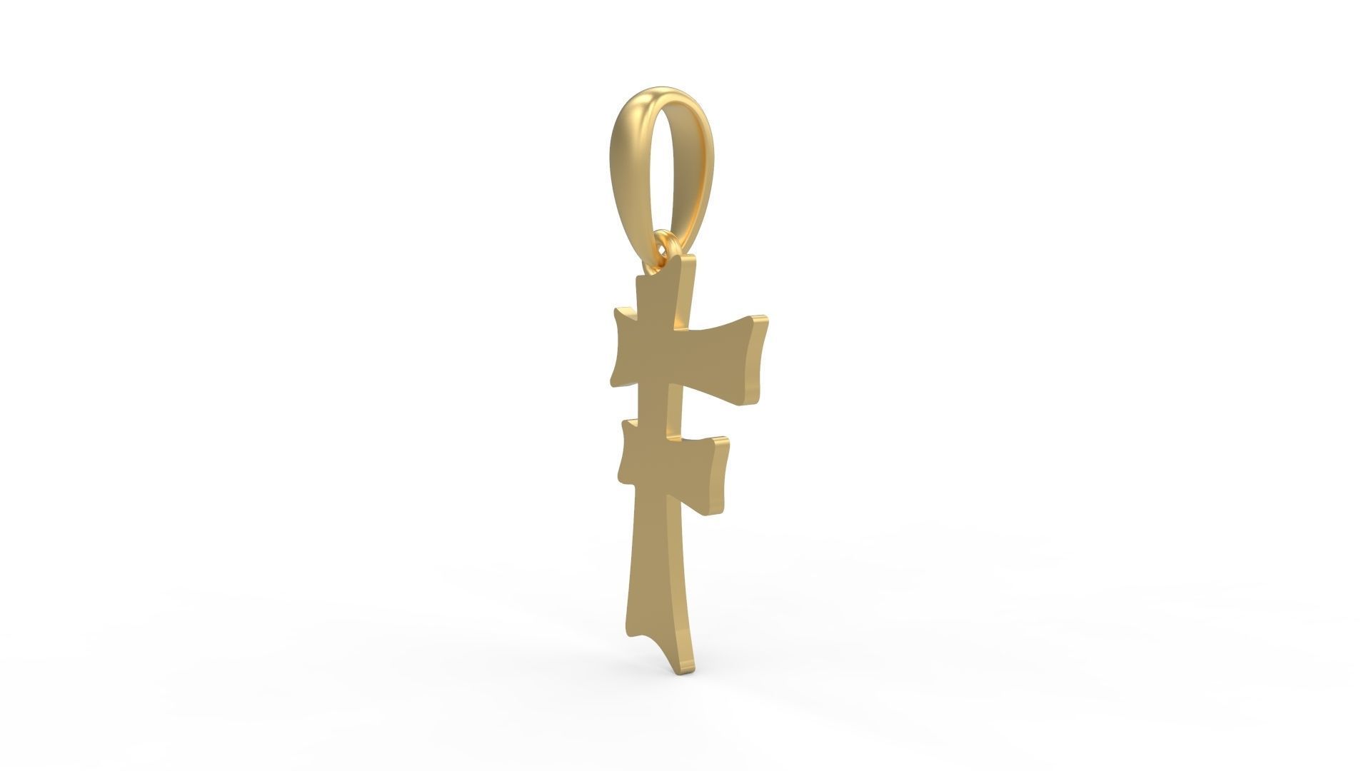 Initial Letters Pendant Spooky Hill F 3D print model_1