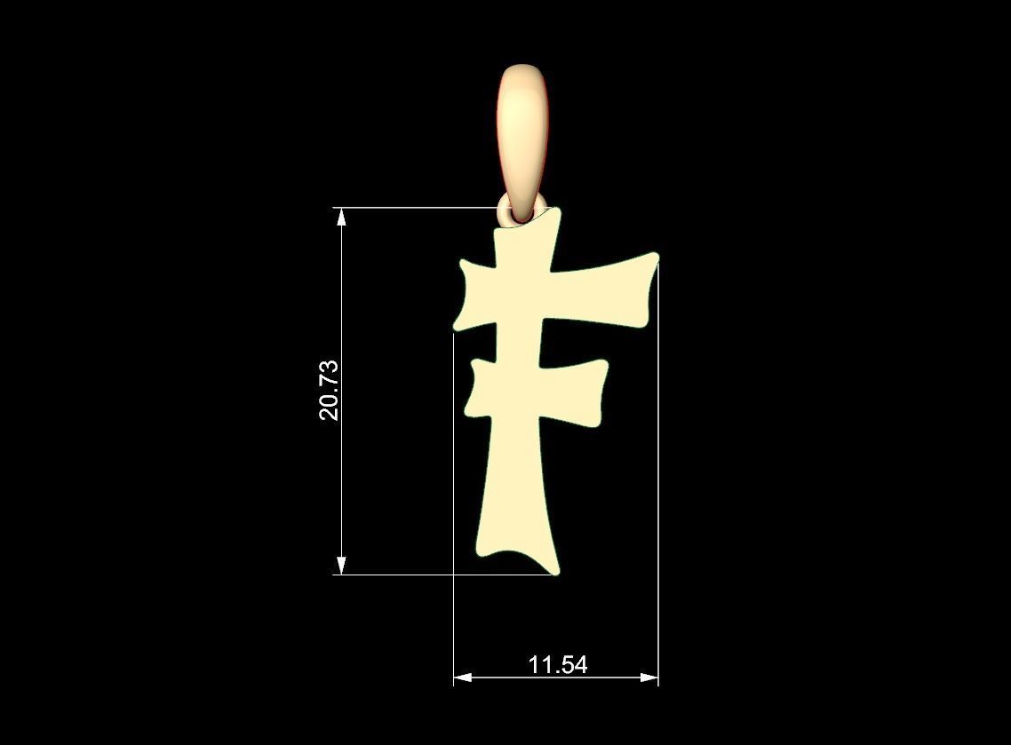 Initial Letters Pendant Spooky Hill F 3D print model_5