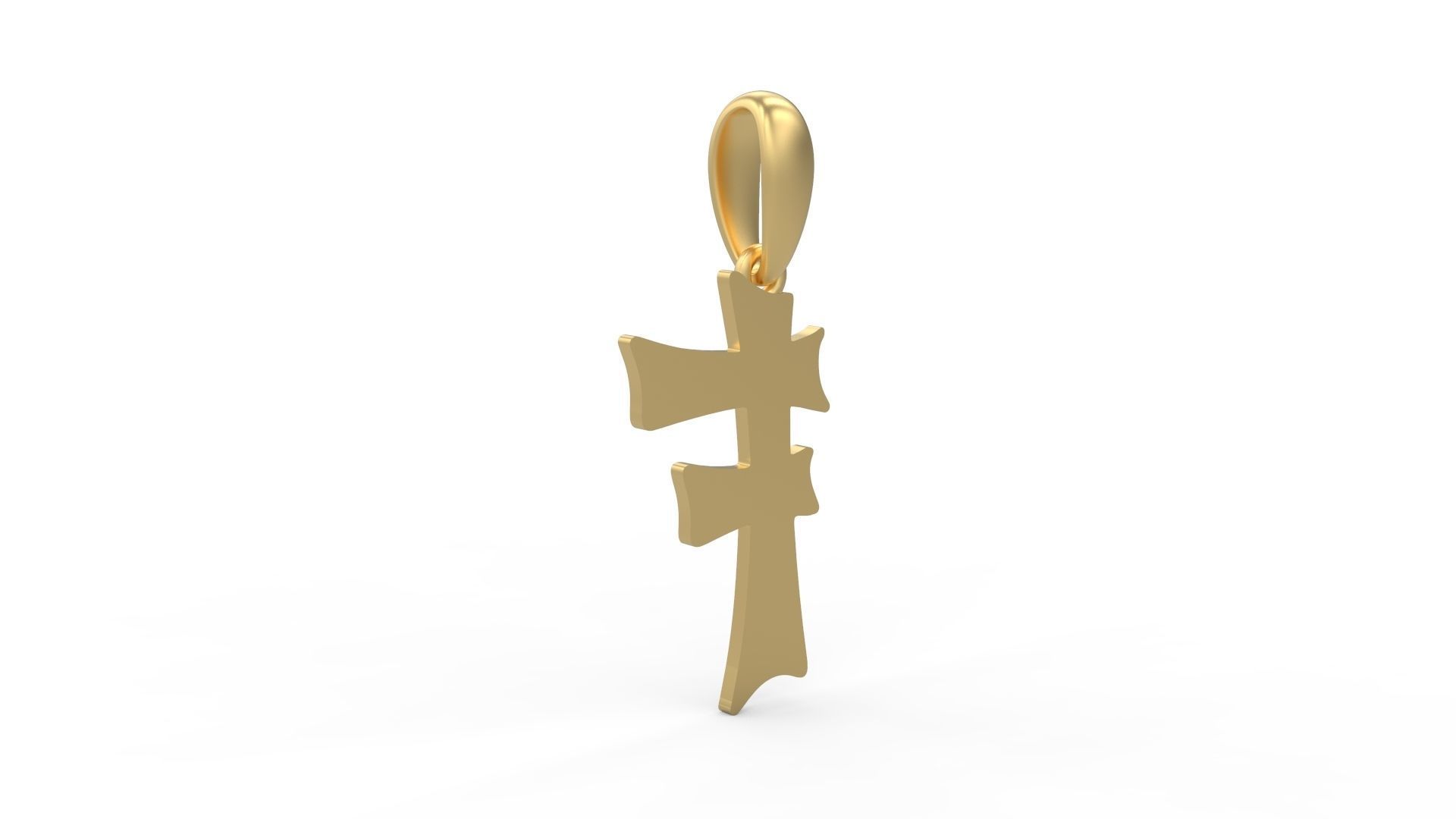 Initial Letters Pendant Spooky Hill F 3D print model_3