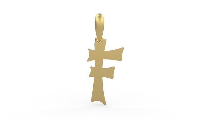 Initial Letters Pendant Spooky Hill F 3D print model
