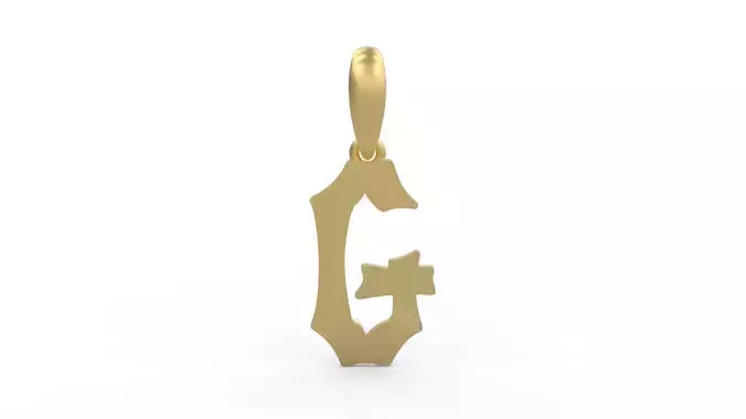  Initial Letters Pendant Spooky Hill G