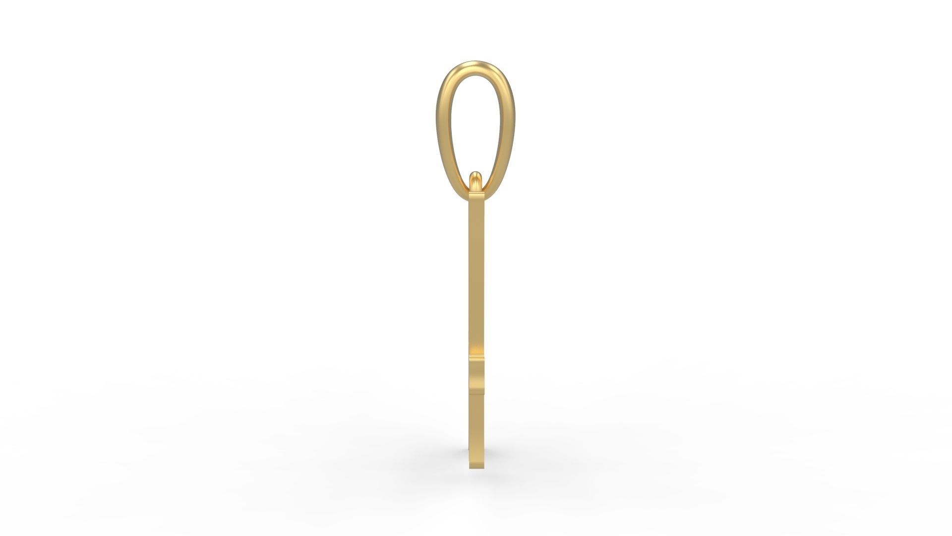 Initial Letters Pendant Spooky Hill H 3D print model_2