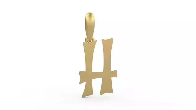 Initial Letters Pendant Spooky Hill H