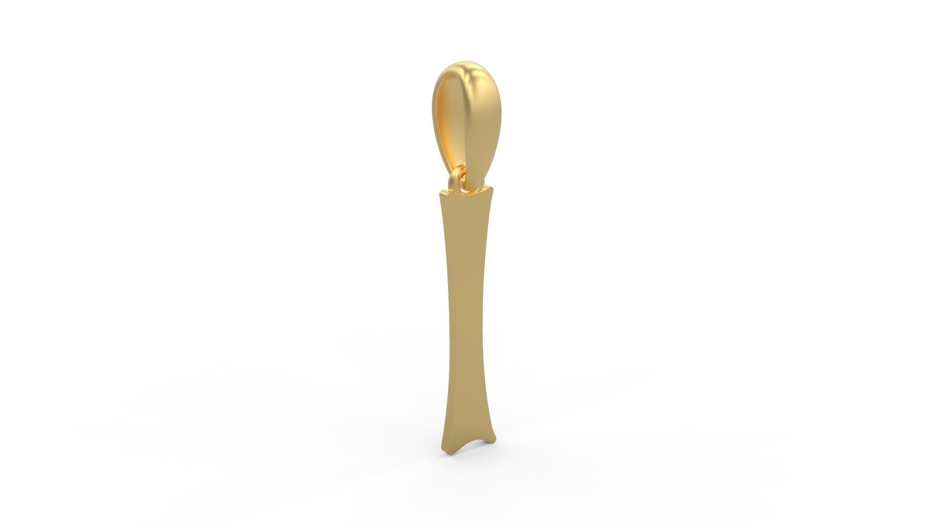 Initial Letters Pendant Spooky Hill I 3D print model_3