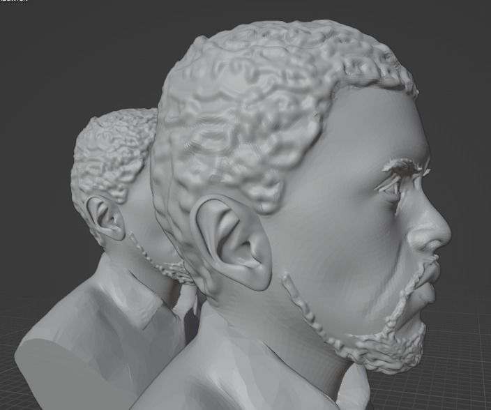 Chadwick Boseman 3D print model_5