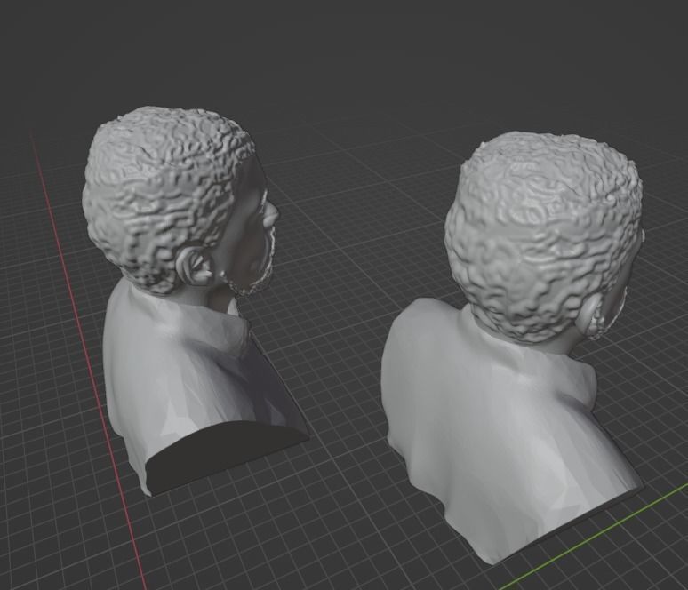 Chadwick Boseman 3D print model_8