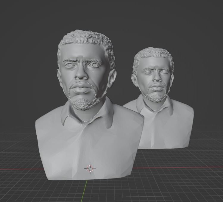 Chadwick Boseman 3D print model_14