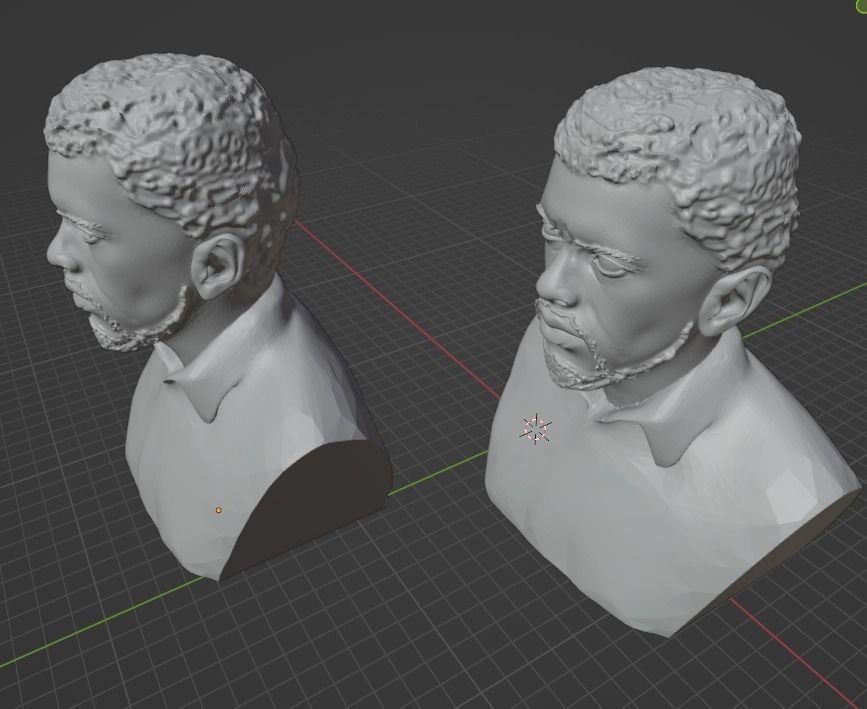 Chadwick Boseman 3D print model_21